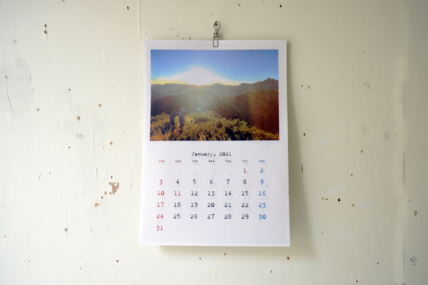 ホトリ通販部】ホトリオリジナル・2021山写真卓上カレンダー壁掛けカレンダー通販開始しました – 写真企画室 ホトリ