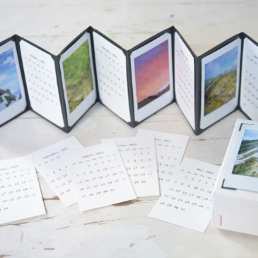 【写真の残しかた教室】チェキアコーディオンカレンダー