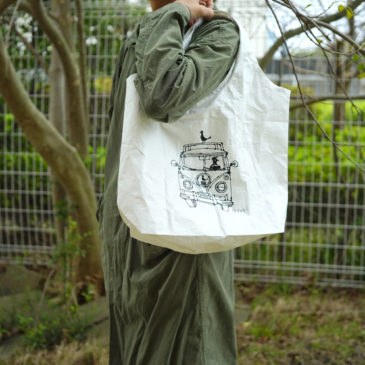 【畔商店】タイベックマルシェバッグ、できました